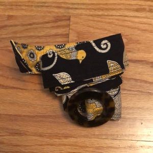 Vera Bradley Yellow Bird Belt